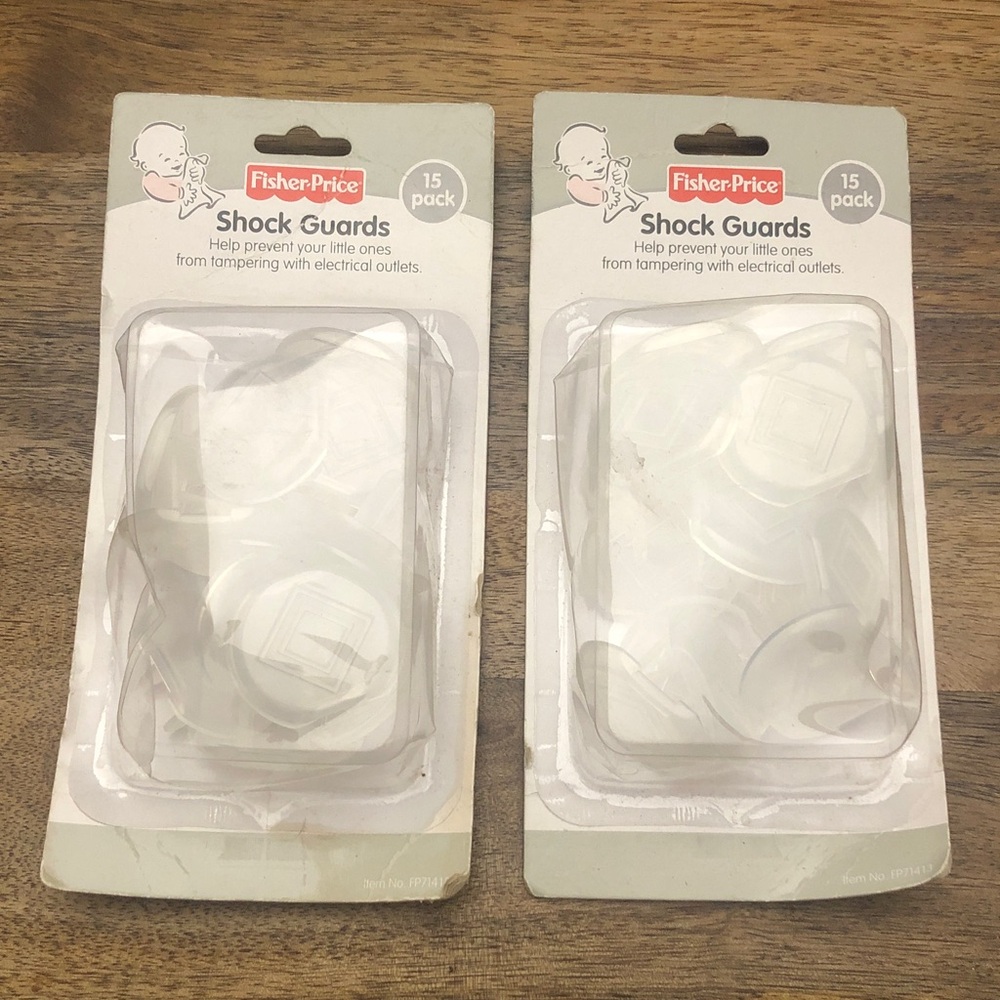 Fisher-Price clear Outlet Safety Shock Guards - Twin Pack